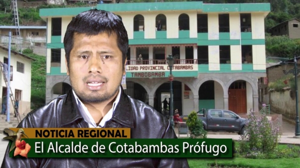 Alcalde de Cotabambas Prófugo