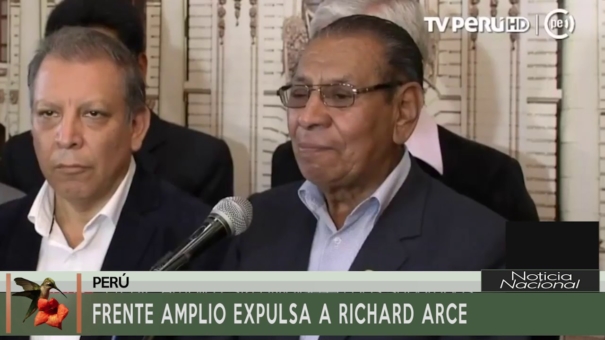 Frente Amplio Expulsa a Richard Arce