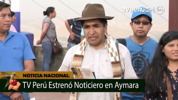 TV Perú Estrenó Noticiero en Aymara