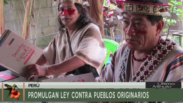 Promulgan Ley Contra Pueblos Originarios