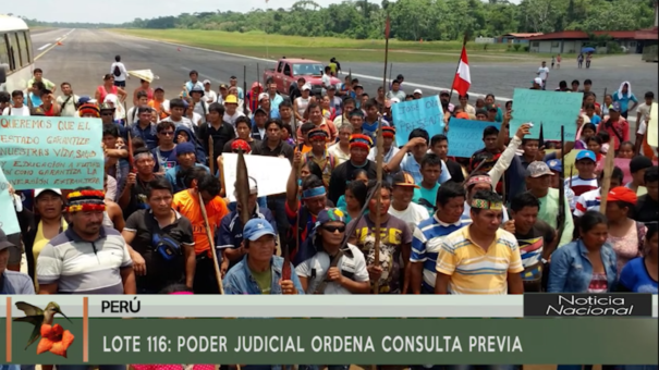 Lote 116: Poder Judicial Ordena Consulta Previa