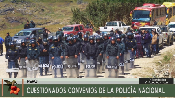 Cuestionados Convenios de la Policía Nacional